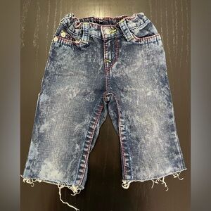 Kids True Religion Cutoff Shorts